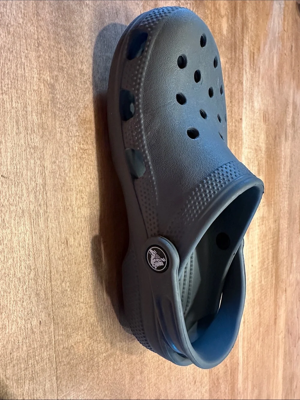 Kids Slip-On Crocs in Slate Grey